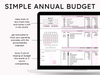 Simple Annual Budget Tracker